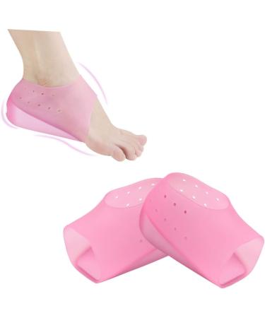 NOLITOY Heel Pads - 3 Pairs Silicone Cushion Insoles for Height Increase & Comfort - Invisible Pink Heel Protectors - Buy Online on GoSupps.com