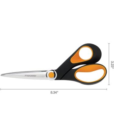 Fiskars 175800-1002 Razor-edge Softgrip Scissors  8 Inch  Black - Buy Online on GoSupps.com