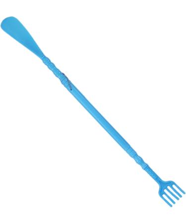 Ergonomic Long Handle Back Scratcher & Shoe Horn | Blue Itching Relief Tool - Buy Online on GoSupps.com