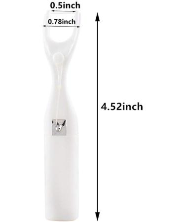 Buy Dental Floss Holder with 50m Waxed Dental Floss - Advanced Oral Care for Plaque & Food Removal - Buy Online on GoSupps.com