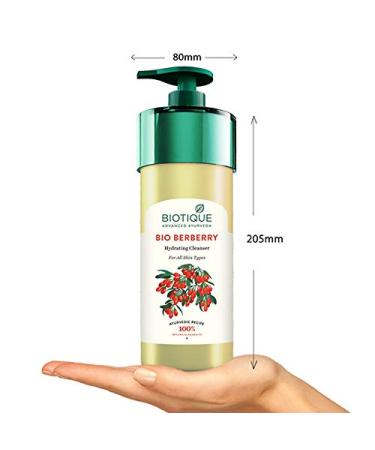 Biotique Bio Berberry Hydrating Cleanser 800ml | All Skin Types | Soft & Smooth Skin - International Shipping Available - Buy Online on GoSupps.com