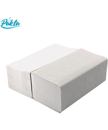 EnPack Pakla 4000 Sheet White Paper Towels - 2-Layer ZZ Fold 25x23 cm - Universal All-Purpose Disposable Towels for Donors - Safe & Convenient - Buy Online on GoSupps.com