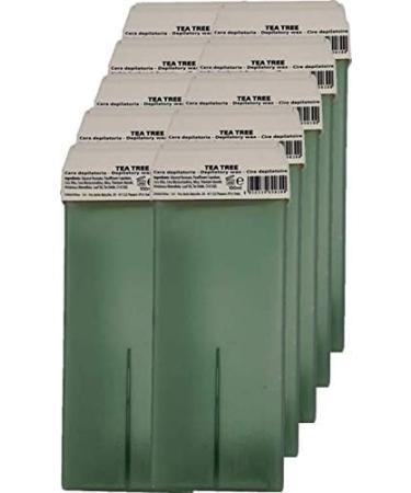 Epilierset Tea Tree Hair Removal Kit - 10 Waxing Cartridges 250 Strips & 100ml Post-Epilator Oil | International Shipping - Buy Online on GoSupps.com