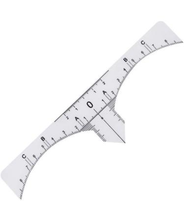 Hemoton Scale Ruler 30 Pcs Microblading Eyebrow Ruler Eyebrow Measure Ruler Sticker Eyebrow Guide Measure Tool Makeup Gadgets - Buy Online on GoSupps.com