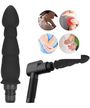 SONEW Waterproof Silicone Replacement Head for Muscle Massagers | Upgraded Massage Pistol Attachment | Depth Fabric Massager Accessories #2 (Black 0.47in) - Buy Online on GoSupps.com