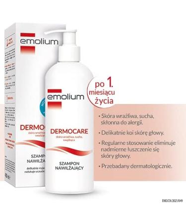  AngelicMisto Emolium Moisturizing Pump Shampoo 400ml for dry and sensitive skin - Buy Online on GoSupps.com