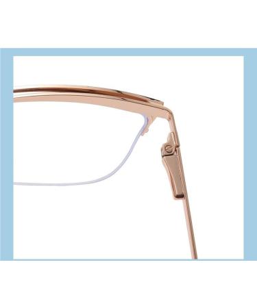 Shop Stylish Oversized Blue Light Blocking Reading Glasses - Fatigue Relief Cat-Eye Design +300 Black for Computer Use - Buy Online on GoSupps.com