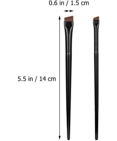 Housoutil 3 sets Eyeliner Fine Eyebrow Thin Angled Ultra Makeup Slanted - Buy Online on GoSupps.com