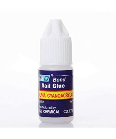 BOOLAVARD 5X Glue False Fake Nail Tips - French Acrylic Nail Art | Best Quality False Nails with Glue for Perfect Manicure - Buy Online on GoSupps.com