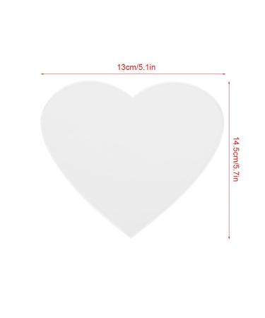 Ymiko Anti-Wrinkle Chest Pads | Reusable Silicone Decollete Bra Care | Invisible Heart Shape for Smooth Skin - Buy Online on GoSupps.com