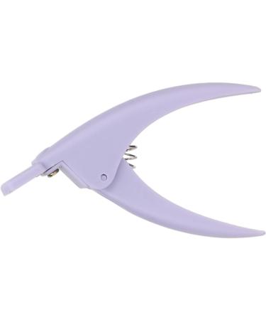 False Nail Cutter Effective Durable Concise Stainless Steel Nail Clipper with Light Head for DIY Enthusiasts (Violet) - Buy Online on GoSupps.com