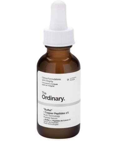 The Ordinary"Buffet" + Copper Peptides 1% - 30ml multi-technology peptide serum to target multiple signs of aging at once. - Buy Online on GoSupps.com
