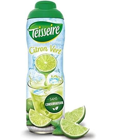 TEISSEIRE - Lime Syrup 600 ml - Pack of 4 - Sold as a Lot - Buy Online on GoSupps.com