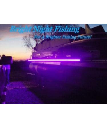 Bright Night Fishing 16ft UV Boat Light - Black LED Fluorescent Glow for Bass Fishing | 12v Ultraviolet Line - Buy Online on GoSupps.com
