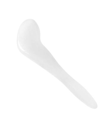 Milist body scraps Jade massage tab jade massage aid massage agent T dolphin form guasha massage jade roller physical massage tool for women spa face k Rper white