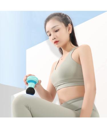 2.0in*4.5in Handheld Massager Wand | 6 Vibration Modes | Mini Electric Massager for Neck, Shoulder, Back | Men & Women | Blue - Buy Online on GoSupps.com