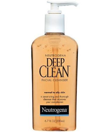Neutrogena Deep Clean Daily Facial Cleanser with Beta Hydroxy Acid for Normal to Oily Skin Alcohol-Free Oil-Free & Non-Comedogenic 6.7 fl. oz (Pack of 3) - Buy Online on GoSupps.com