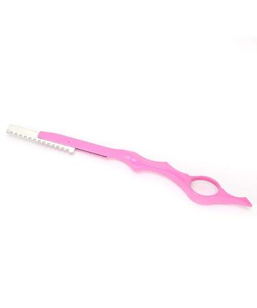 Stainless Steel Hair Styling Razor for Men | Pink Thinning Knife & Shaving Tool | International Shipping - Buy Online on GoSupps.com