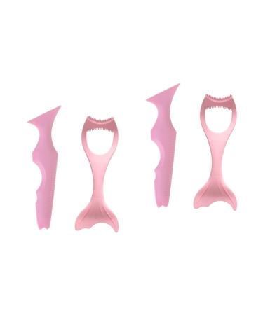 Beavorty 4pi ces Outils De Maquillage Silicone Pour Eyeliner Pochoirs De Pr cision Et R gle De Maquillage Aide Application Pour R sultat Parfait