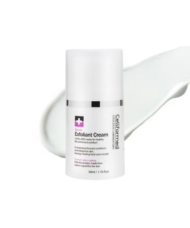 BQCELL Spicule Exfoliant Cream 50ml Gentle Exfoliating for Acne-Prone Skin Pore Care Brightening Wrinkle Support Daily Facial Peeling Cream Korean Beauty Made in Korea