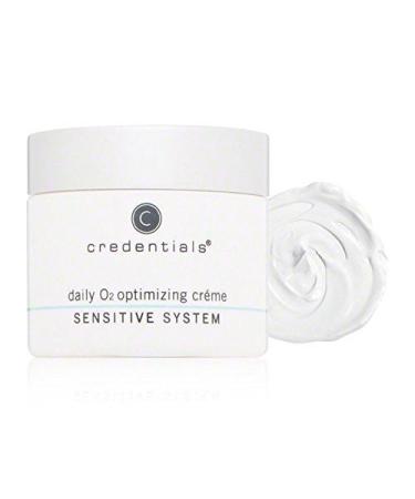 Credentials Daily O2 Optimizing Cr me Silky Luxurious Moisturizer with Revitalin BT Vitamins & Antioxidants Boosts Cell Respiration Firms & Hydrates Sensitive Skin Delicately Scented 2 Ounce (Pack of 1)