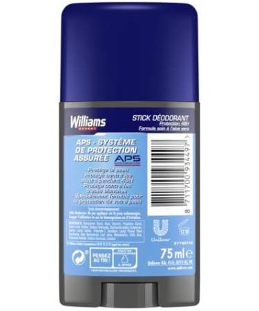 Williams Stick Ice Deodorant for Sensitive Skin for Men Skin Protection Odorless 75 ml - Buy Online on GoSupps.com