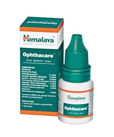 3 x Himalaya Ophthacare Eye Drops Acute & Chronic Conjuntivitis