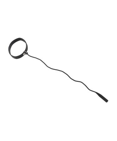 Tweezer Protector Anti Static Silicone Portable Soft Flexible Tweezer Holder Lash Bracelet Skin Friendly for Salon (Black)