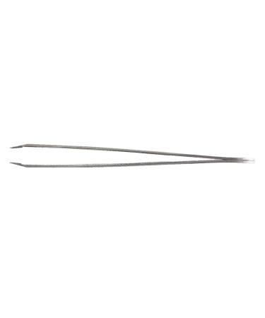 Ghulumn Silver Tone Stainless Steel Eyebrow Tweezers - Precision 3.5 Tweezers for Perfect Eyebrows | International Shipping Available - Buy Online on GoSupps.com