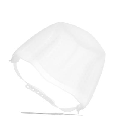 CALLARON Bonnet de Coloration R utilisable avec Crochet et Perforation Outil de Coloration Capillaire pour Usage Salon et Domestique