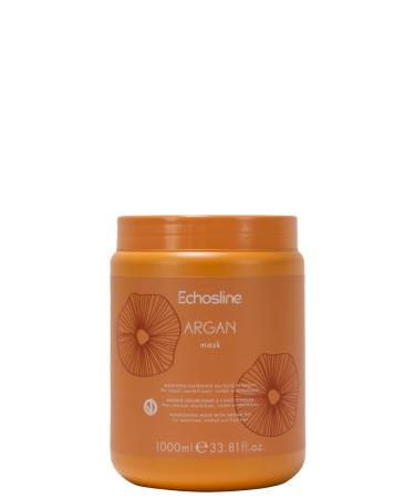 ECHOSLINE Nourishing Argan Oil Mask for Sensitized Treated and Unscrewed Hair 1000ml