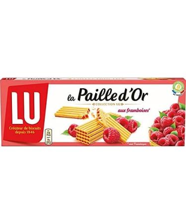 LU PAILLE D'OR - Golden Straw Raspberry 170G - Pack of 4 - Buy Online on GoSupps.com