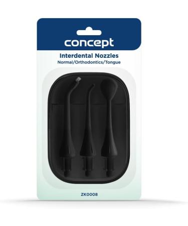 Buy Concept ZK0008 Replacement Nozzles for Oral Shower | 3 Pieces Interdental Cleaner & Tongue Cleaner for ZK402x ZK4030 - International Shipping Available - Buy Online on GoSupps.com