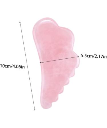 Buy NOLITOY Rose Quartz Gua Sha Wing Scraping Board | Full Body Massager & Face Tools | International Shipping - Buy Online on GoSupps.com