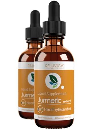 Healthy Essentials Turmeric - Turmeric Root Extract with Natural Curcumin - Liquid Delivery for Better Absorption - Supports Joint Health