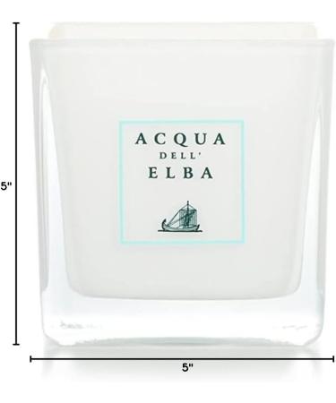 Acqua Dell Elba Mare Scented Candle - Luxury Home Fragrance Aromatherapy with Rosemary & Lemon 44oz Made in Italy - Buy Online on GoSupps.com