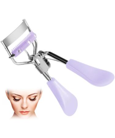 Eyelashes Curler with Built-in Comb Professional Lashes Curler Eyelashes Accessories Fits All Eye Shape Purple. - Buy Online on GoSupps.com