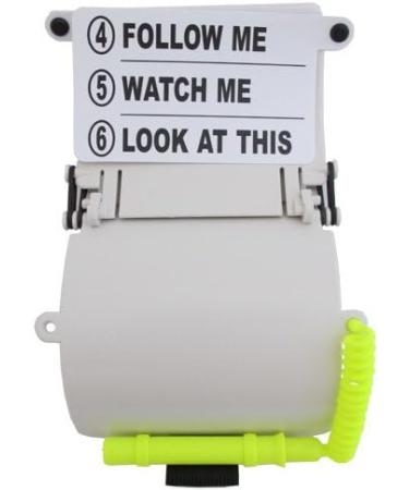 Scuba Choice 3-Panel Wrist Writing Slate with Text and Pencil - Diving Essential - Buy Online on GoSupps.com