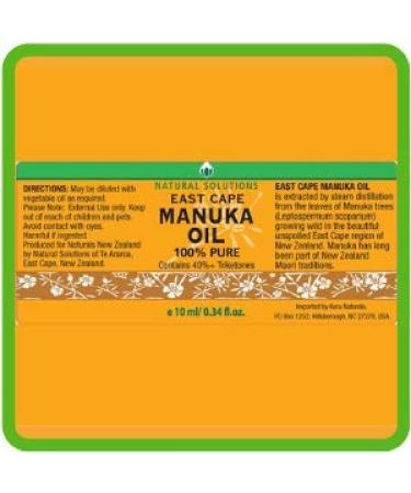 Extra Potent Manuka Oil 40+ | Pure East Cape Essential Oil | High Triketone from New Zealand - Buy Online on GoSupps.com