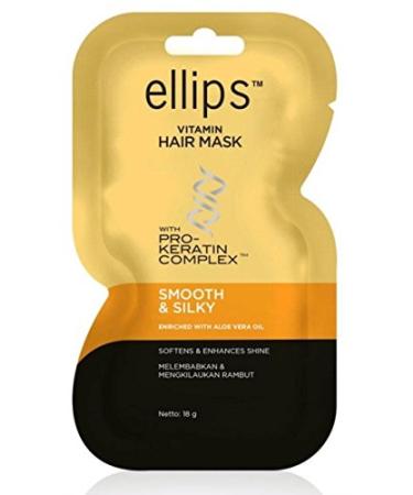 Ellips Hair Mask (Pro Keratin) - Smooth & Silky 18 Gram (Pack of 4)