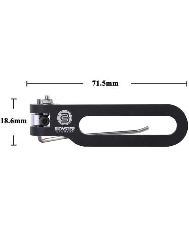 BICASTOR Magnetic Arrow Rest - Aluminum Alloy, Adjustable Backside Archery Rest for Recurve Bow Barebow - Buy Online on GoSupps.com