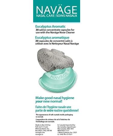 Navage Eucalyptus SaltPod Bundle - 90 Eucalyptus SaltPods - Buy Online on GoSupps.com