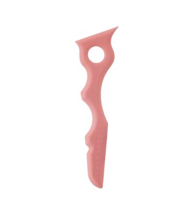 Silicone Makeup Template Eyeliner Eyebrow Eyelash Tool Reusable Lip Liner Applicator Makeup Shaping Beginner Tool for All Face Shapes Pink