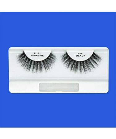 ZURI Fauxmink False Eyelashes | XD/8D X-Dimensional Natural False Lashes | False Eyelashes Natural Look | Thick Eyelashes With Lash Applicator | Natural Eyelashes with Glue | Mink Eyelashes Style #915 - Buy Online on GoSupps.com