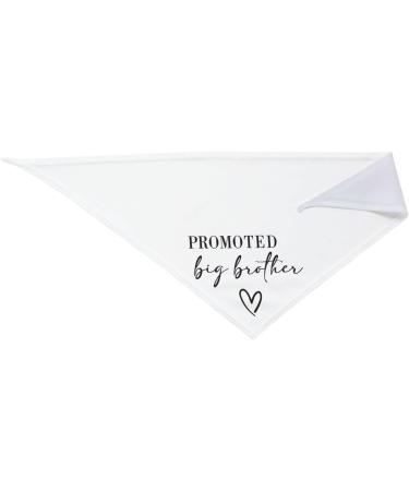 Vercosee Big Brother Dog Bandana - Gender Reveal Photo Props for Dog Lover (White) - Buy Online on GoSupps.com