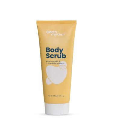 Body Scrub Almond Milk & Crushed Almonds Grime Fights Dullness Nourishes & Protects Unisex - 200gm