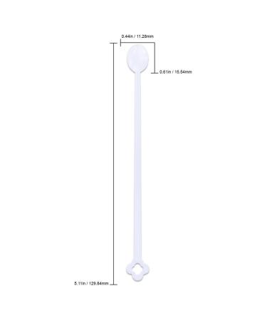 Beauticom 100 Piece Clear Plastic Spoon Shaped False Nail Tip Sticks Chart Fan with Metal Ring Holder - Nail Polish Swatch & Practice Nail Art Display Tool - Buy Online on GoSupps.com