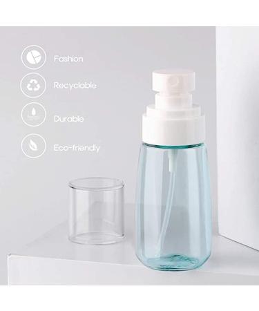 Hairdressing Spray Bottles Set - 30ml 60ml 80ml | Travel Size Cosmetic Atomizers for Makeup & Shampoo - Empty Blue Bottles - Buy Online on GoSupps.com