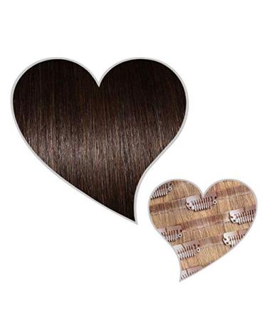 Global Extend Clip-in seamless 120g/30cm dark brown#02 dark brown 100 ml (1 pack)