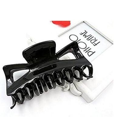 2PCS Extra Large 4.3 Inch Length Bathing Hairpin Black Grip Clips Resin Plastic Head Ornaments Gripper Minimalist Headgear Clamps for Fixed Long Hair Ponytail - Buy Online on GoSupps.com